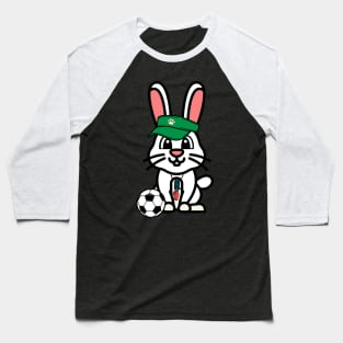 Funny bunny is a soccer coach Baseball T-Shirt